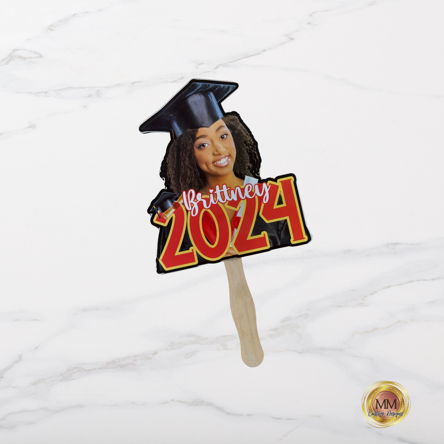 Custom Graduation Handheld Fans