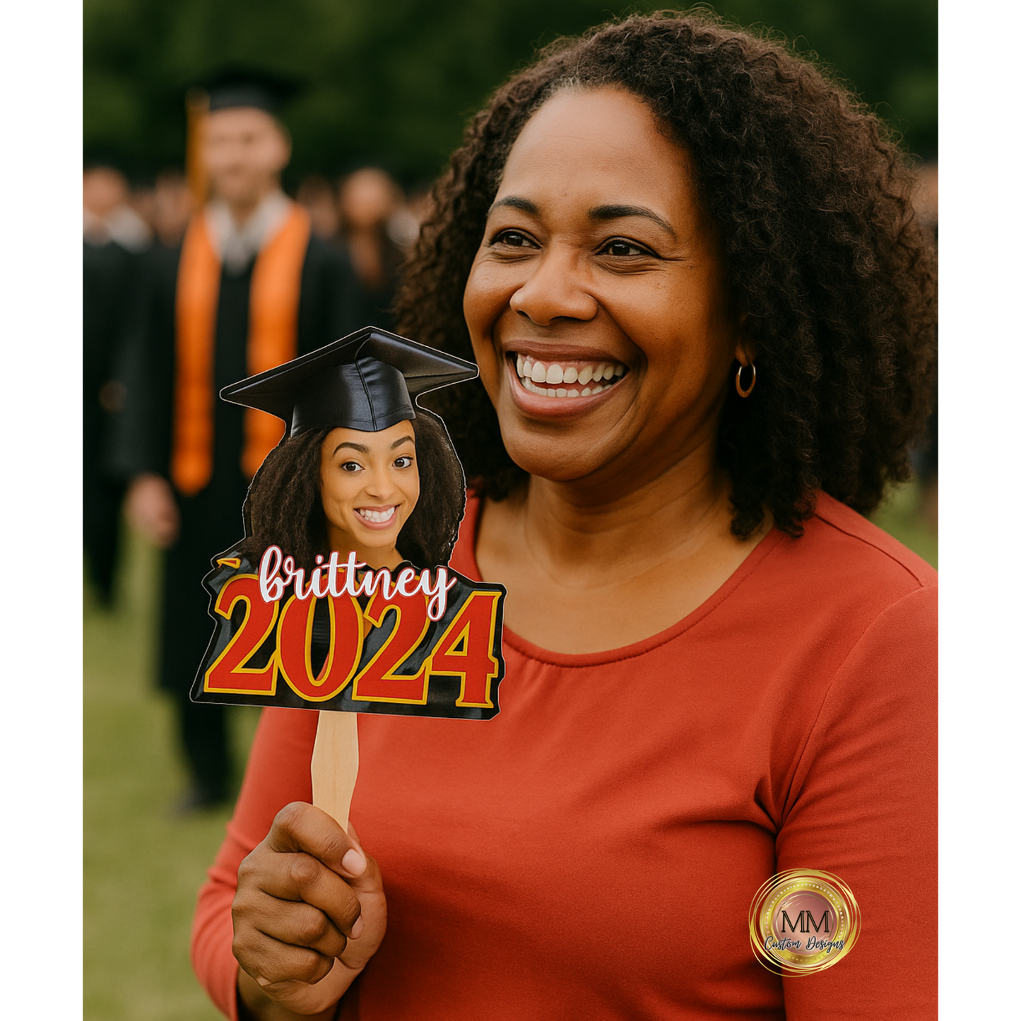 Custom Graduation Handheld Fans