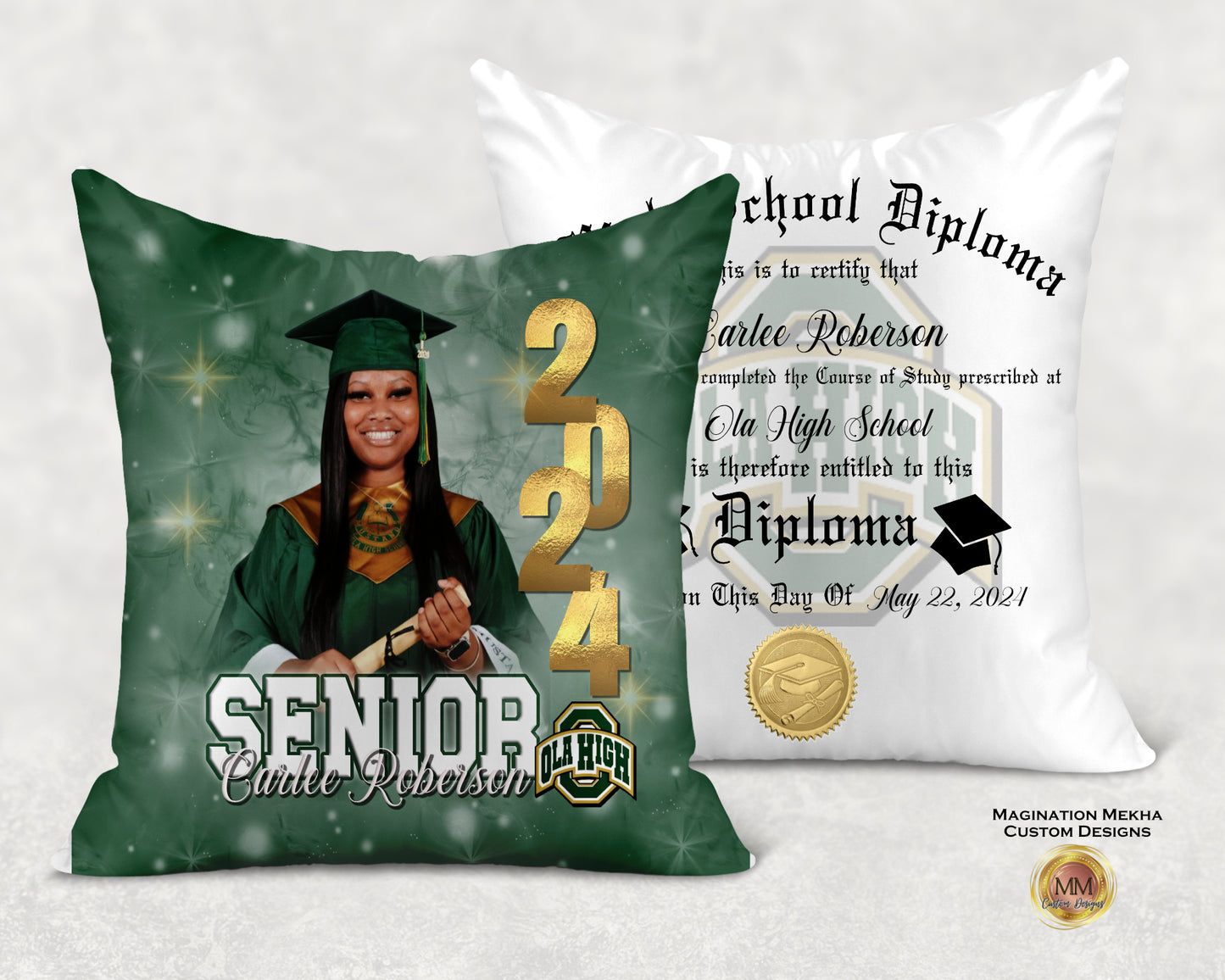 Custom Graduation Diploma/Degree Pillowcase