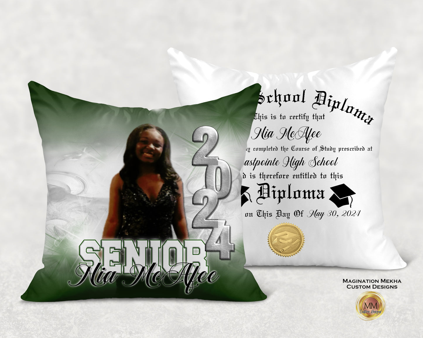 Custom Graduation Diploma/Degree Pillowcase