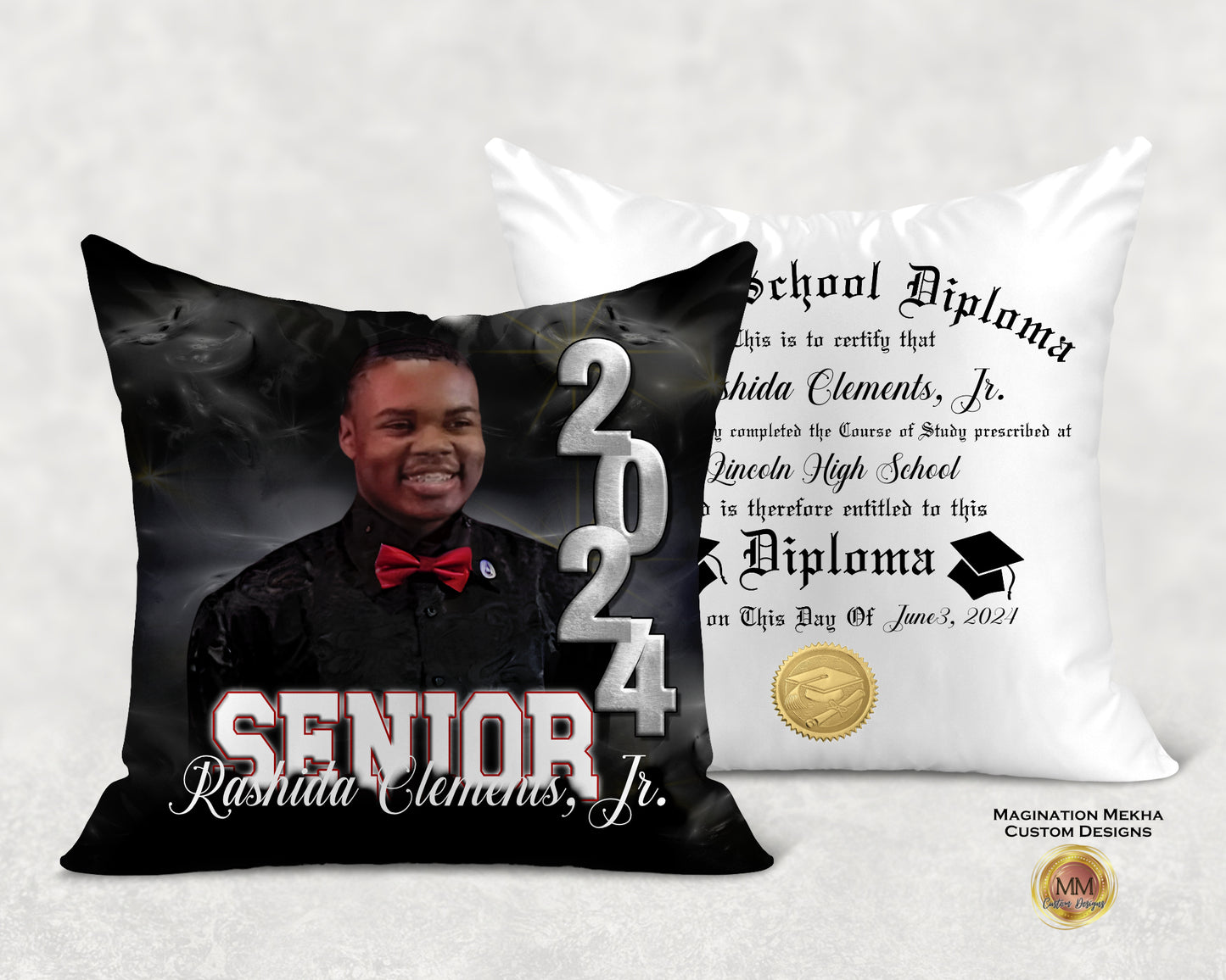 Custom Graduation Diploma/Degree Pillowcase
