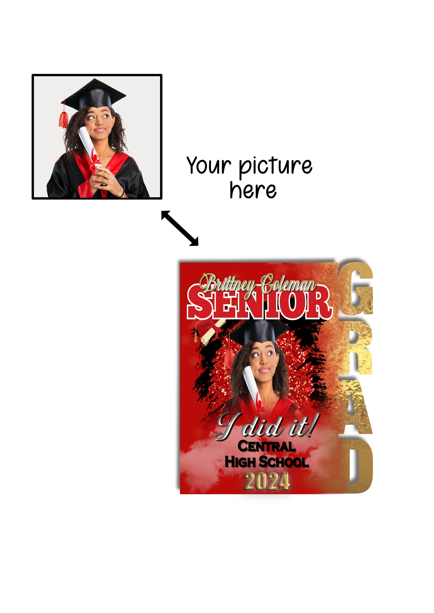 GRAD Photo Frame Keepsake