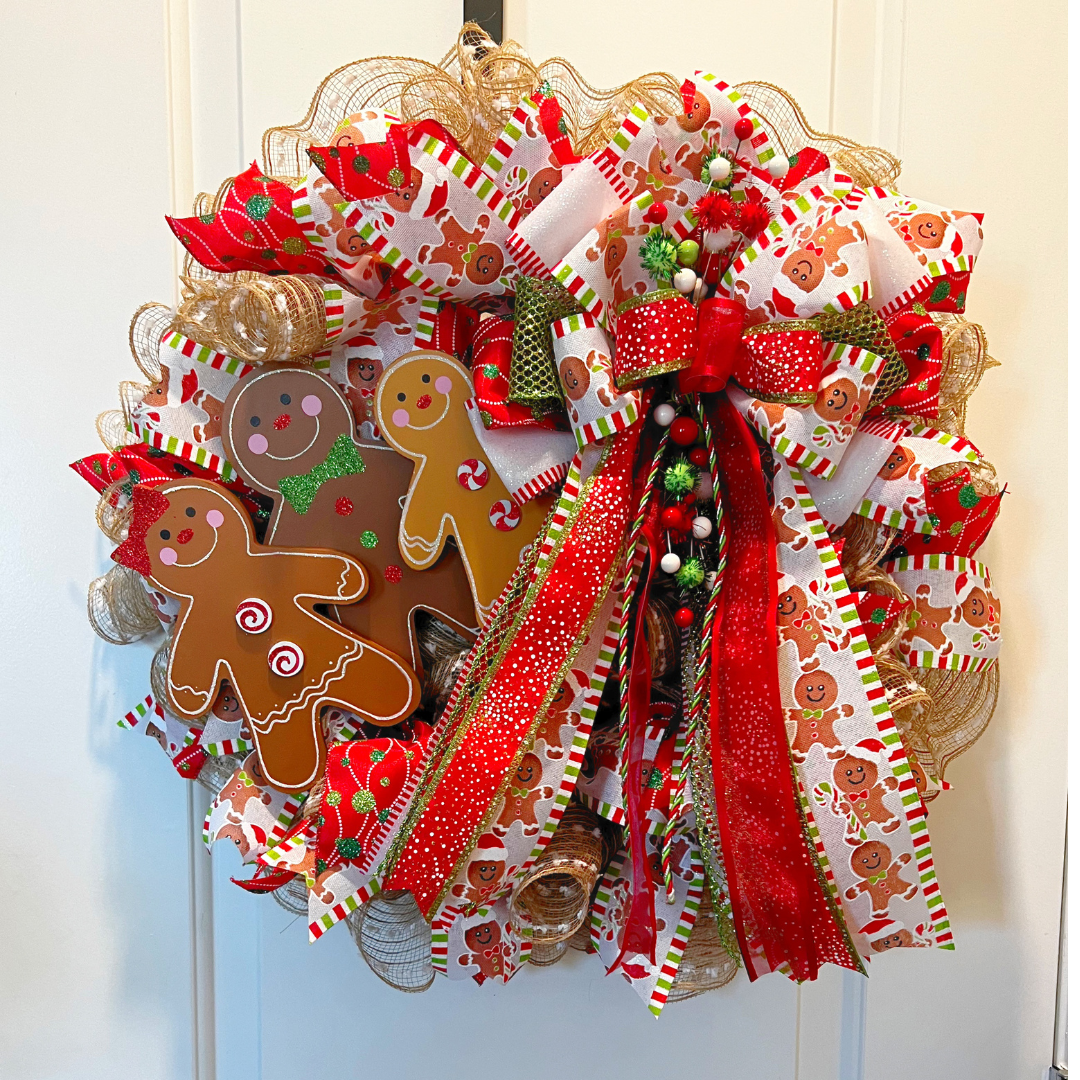 Gingerbread Holiday Wreath