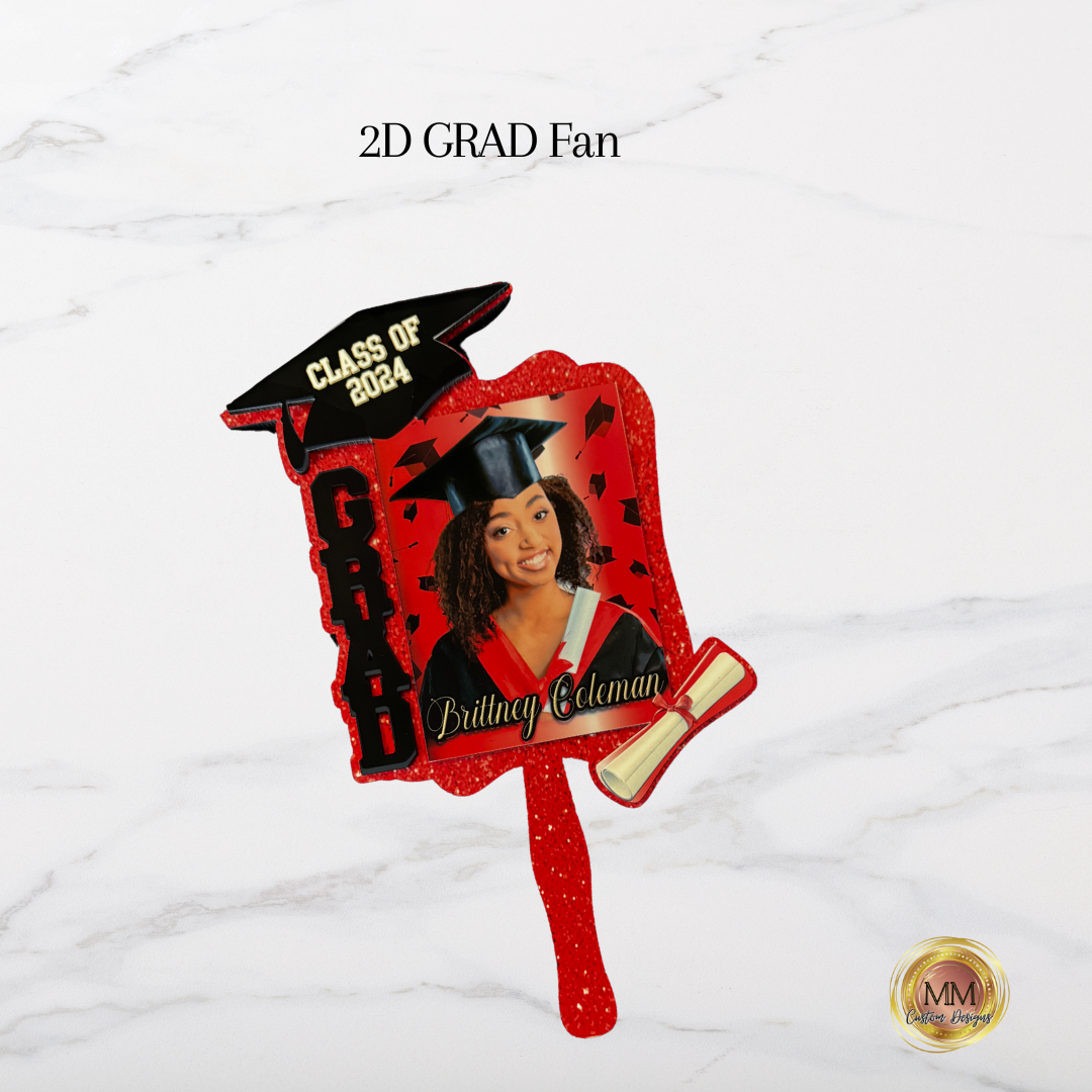 2D GRAD Fan Keepsake
