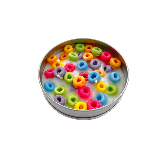 Fruit Loop -  Dessert Tin Candle