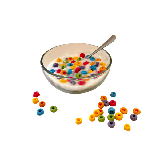 Fruit Loop Cereal Bowl