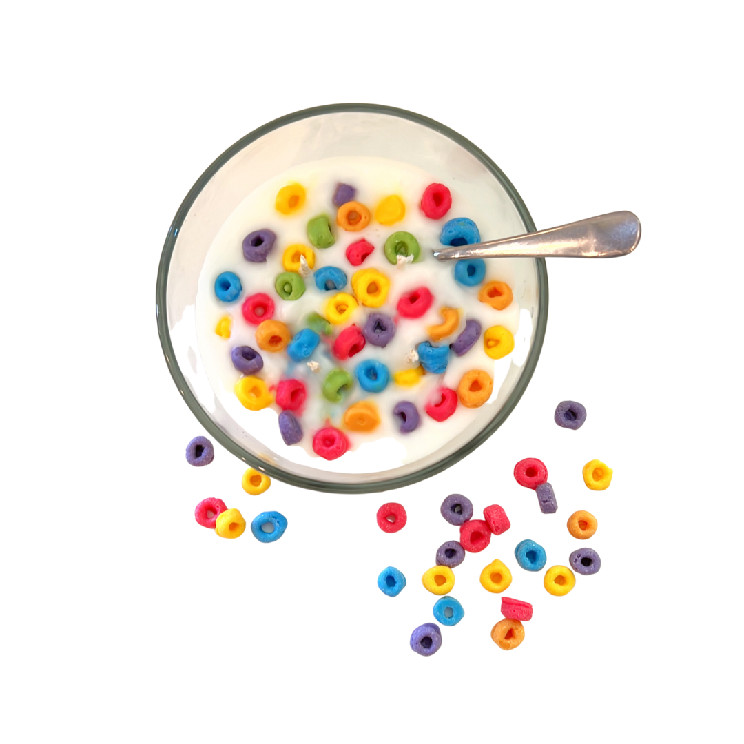 Fruit Loop Cereal Bowl