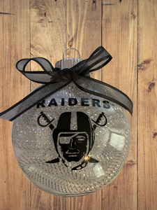 Raiders Ornament w/name