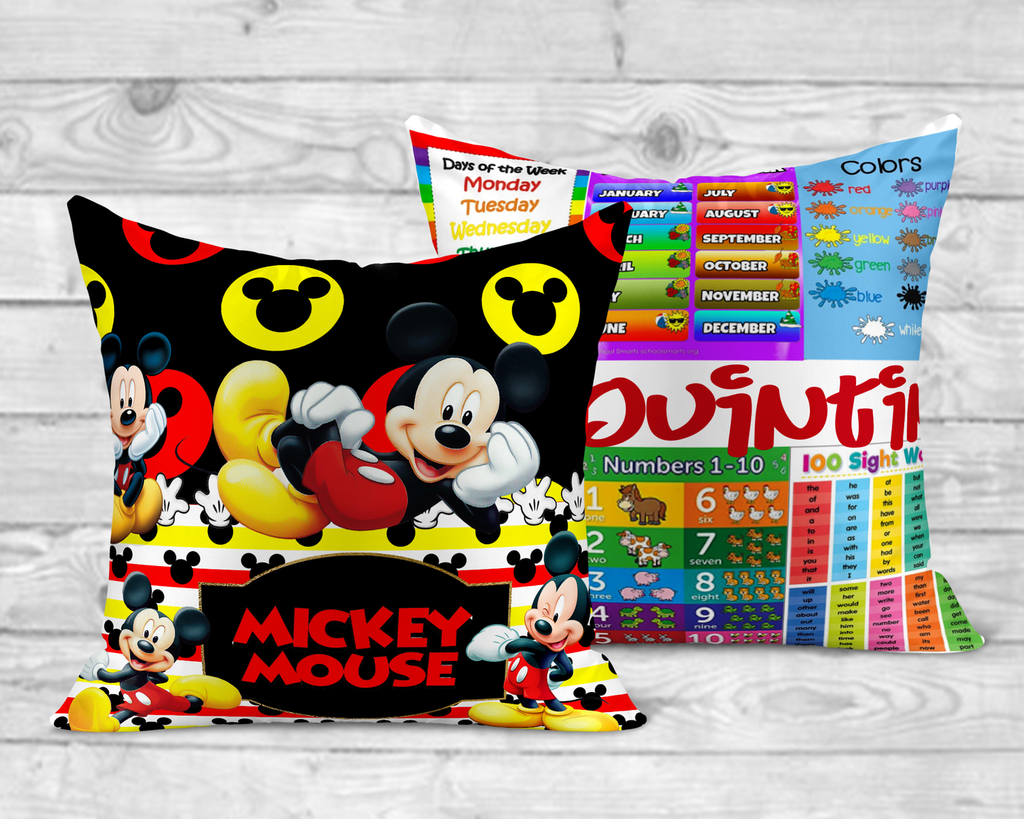 Mickey Mouse Learning Pillow
