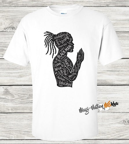 Black Man w/Dreads Praying Tee