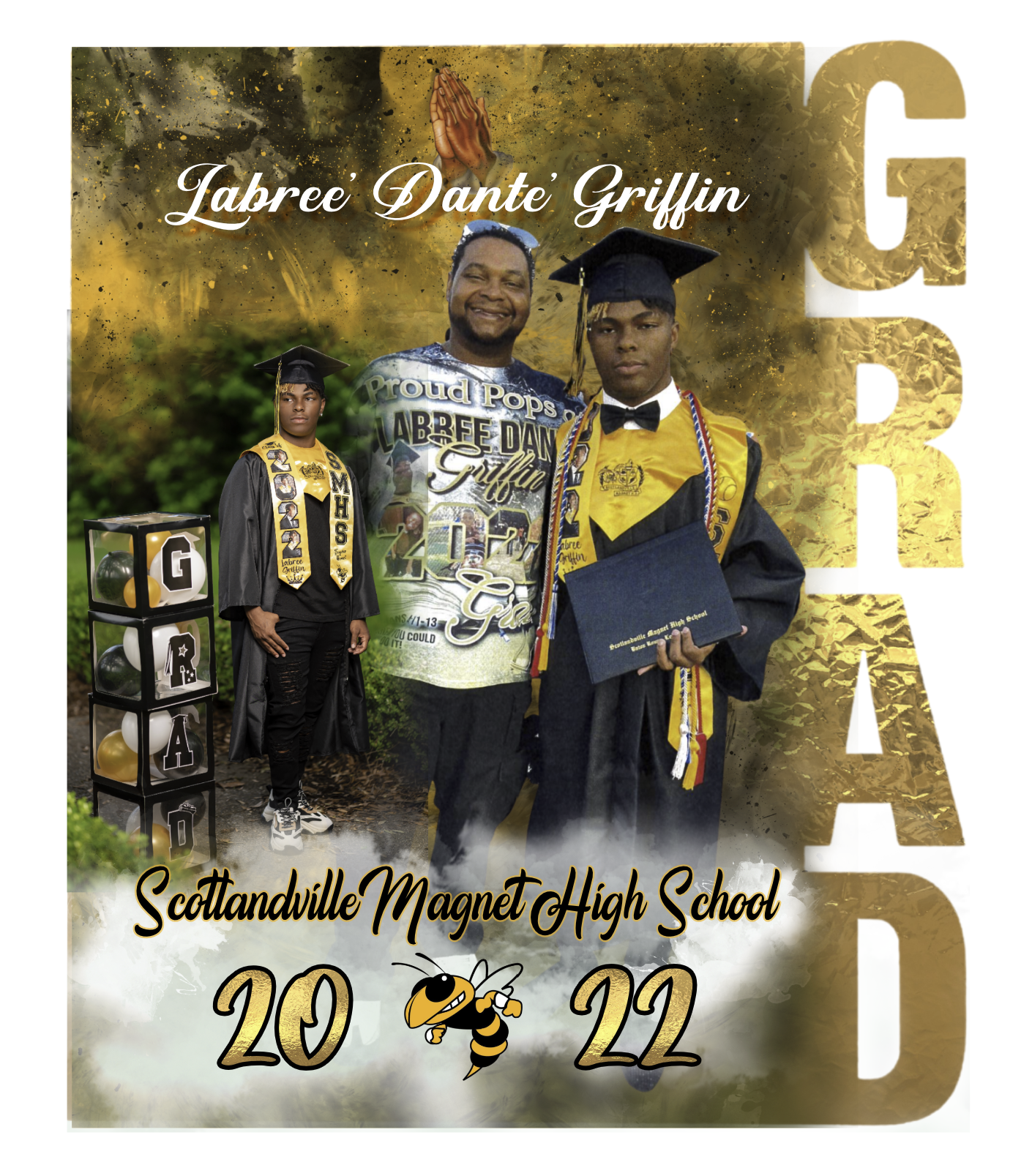 Custom GRAD photo frame