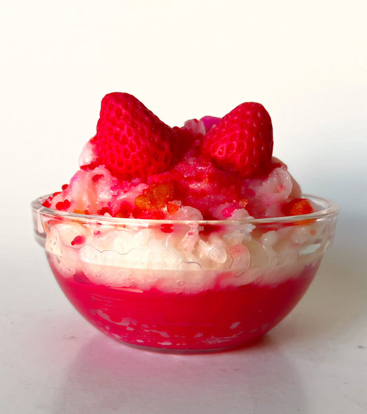 Strawberry Cheesecake Dessert Candle (Bowl Jar)