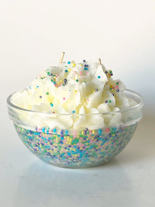 Birthday Cake Dessert Candle (Bowl Jar)