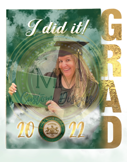 Custom GRAD photo frame