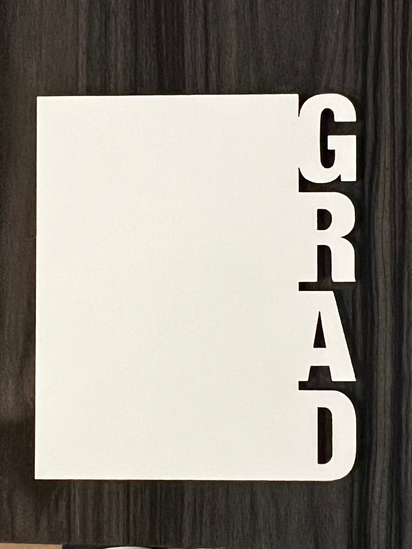 Custom GRAD photo frame