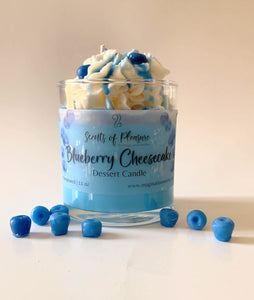 Blueberry Cheesecake Dessert Candle