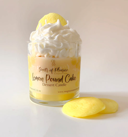 Lemon Pound Cake Dessert Candle