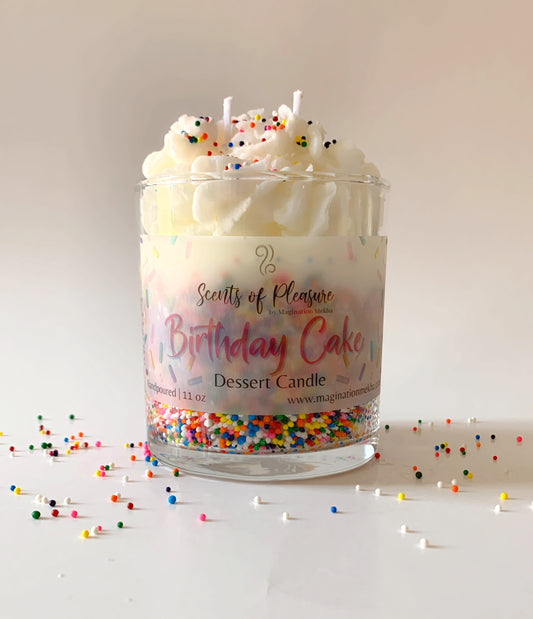 Birthday Cake Dessert Candle