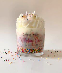 Birthday Cake Dessert Candle