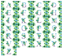 Load image into Gallery viewer, Custom - Succulent Monogram Door Mat
