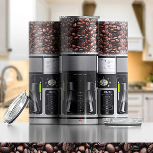 Coffee Machine Skinny Tumbler 20 oz