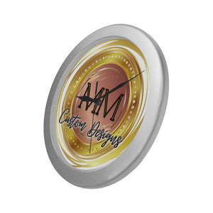Custom Clocks Silver Color Wall Clock