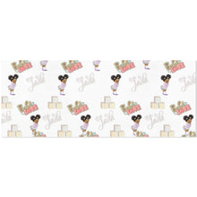 Load image into Gallery viewer, Girl Afro Puffs - Baby Love Custom Gift Wrapping Paper
