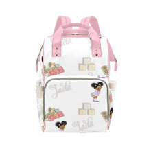 Load image into Gallery viewer, Baby Afro Puffs Multi-Function Diaper Backpack

