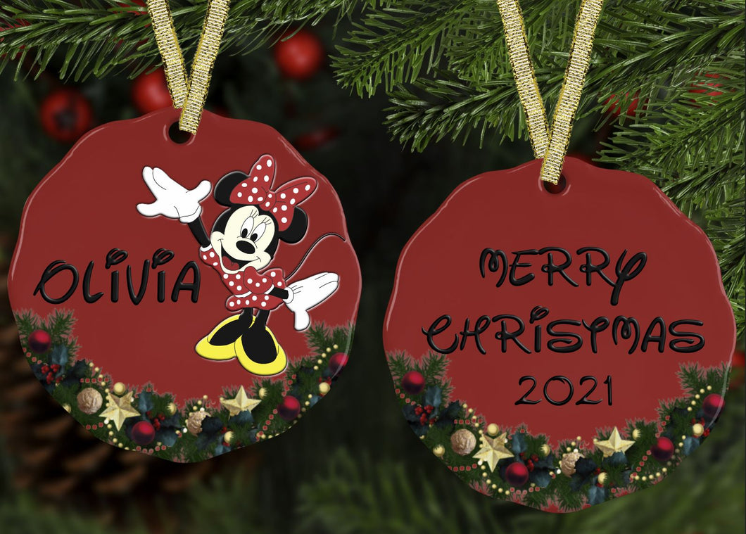 Minnie - Ornament w/name